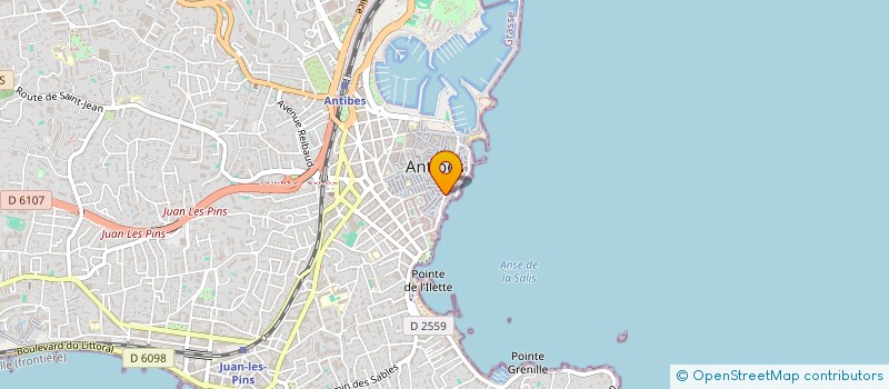 localisation de l'entreprise LIBRAIRIE DE L OLYMPE à ANTIBES