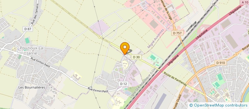 localisation de l'entreprise LIBRAIRIE DE L'UNIVERSITE  MIGNE-AUXANCES