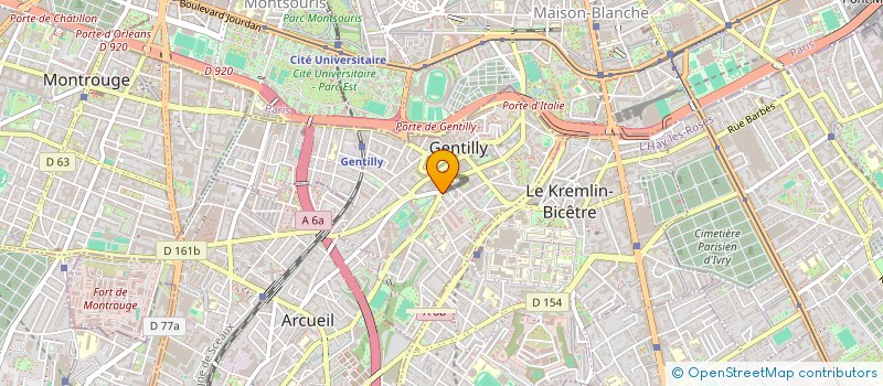 localisation de l'entreprise LIBRAIRIE DE LA BIEVRE  GENTILLY