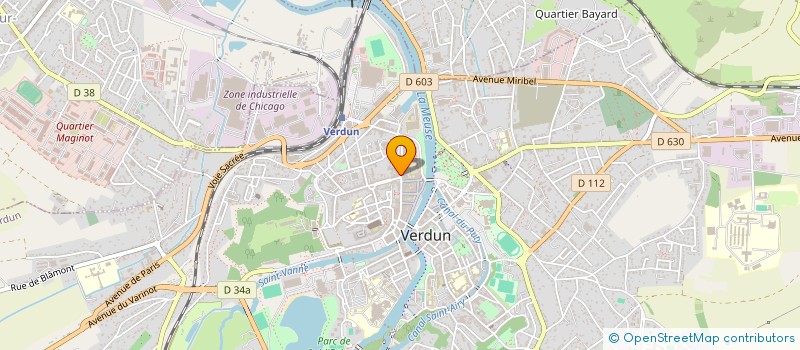 localisation de l'entreprise LIBRAIRIE DE LA CITE à VERDUN