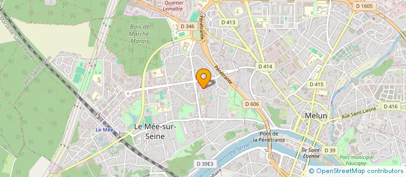 localisation de l'entreprise LIBRAIRIE DE LA CROIX BLANCHE à LE MEE-SUR-SEINE