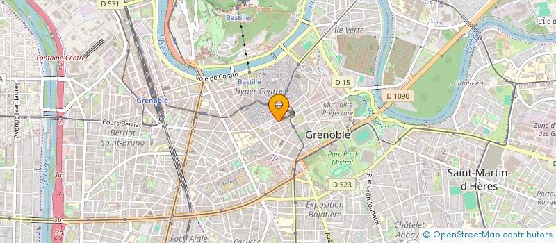 localisation de l'entreprise LIBRAIRIE DES ALPES à GRENOBLE