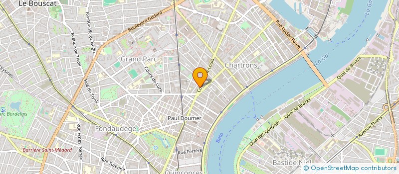 localisation de l'entreprise LIBRAIRIE DES CHARTRONS à BORDEAUX
