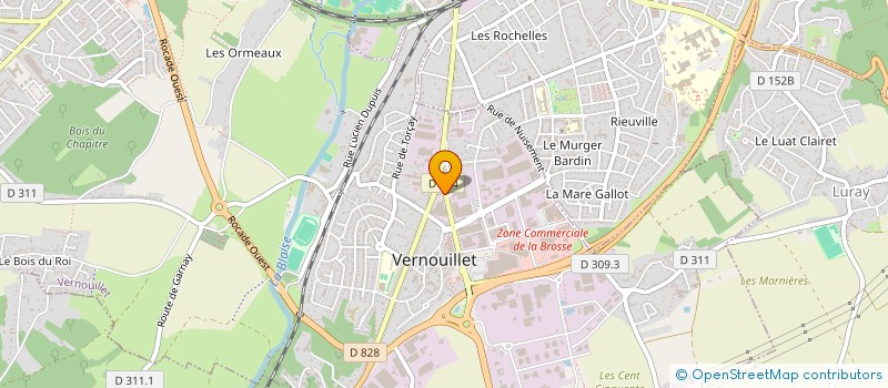 localisation de l'entreprise LIBRAIRIE DES CONSTELLATIONS à VERNOUILLET