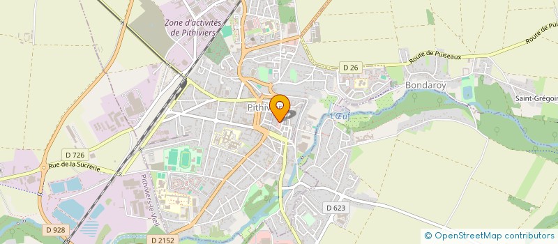 localisation de l'entreprise LIBRAIRIE DES HALLES SARL à PITHIVIERS