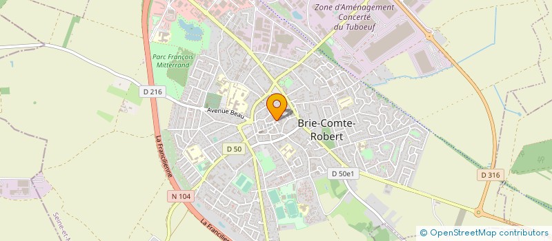 localisation de l'entreprise LIBRAIRIE DU CHATEAU à BRIE-COMTE-ROBERT