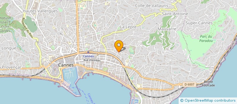 localisation de l'entreprise LIBRAIRIE DU GALLIA à CANNES