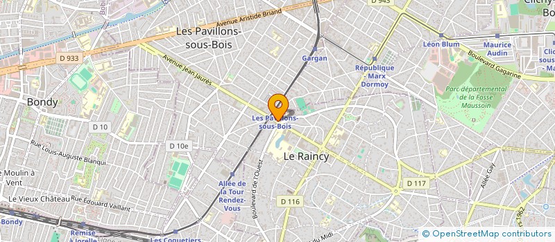 localisation de l'entreprise LIBRAIRIE DU LYCEE à LE RAINCY