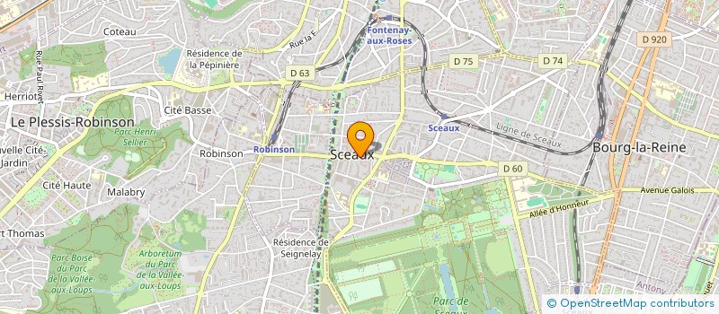 localisation de l'entreprise LIBRAIRIE DU LYCEE à SCEAUX