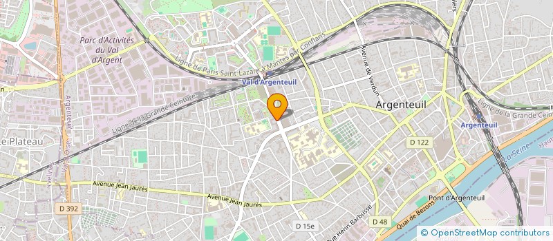 localisation de l'entreprise LIBRAIRIE DU MAIL à ARGENTEUIL