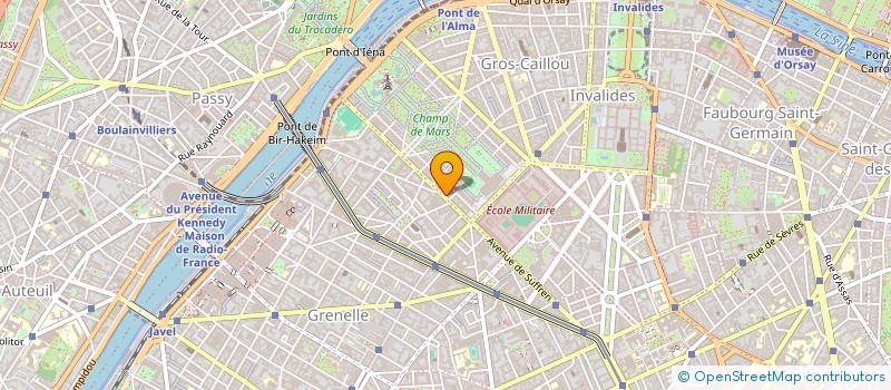 localisation de l'entreprise LIBRAIRIE DU PARC à PARIS