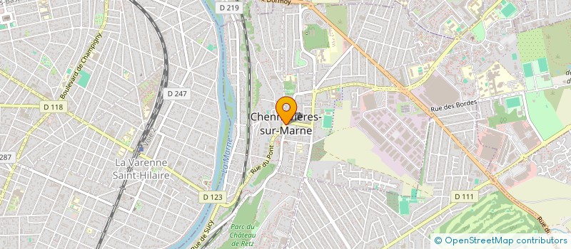 localisation de l'entreprise LIBRAIRIE DU PONT DE CHENNEVIERES à CHENNEVIERES-SUR-MARNE
