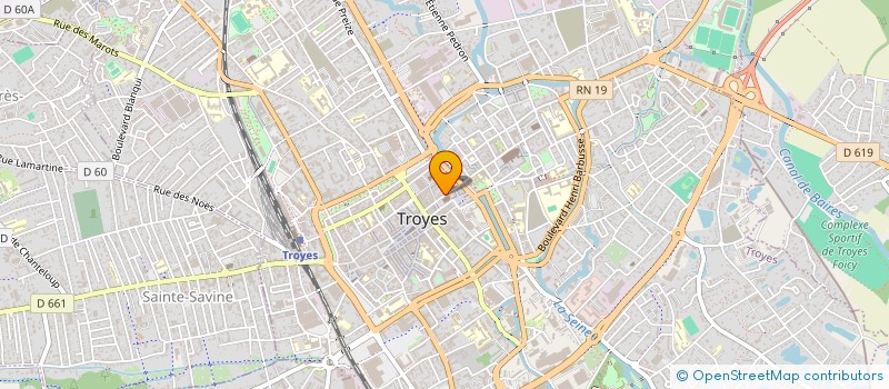 localisation de l'entreprise LIBRAIRIE FATES à TROYES