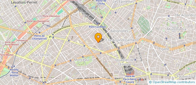 localisation de l'entreprise LIBRAIRIE FONTAINE VILLIERS à PARIS