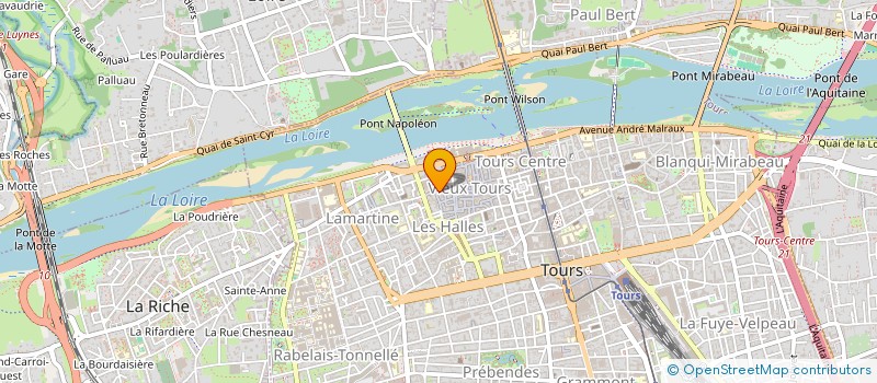 localisation de l'entreprise LIBRAIRIE GAELLE CAMBON  TOURS