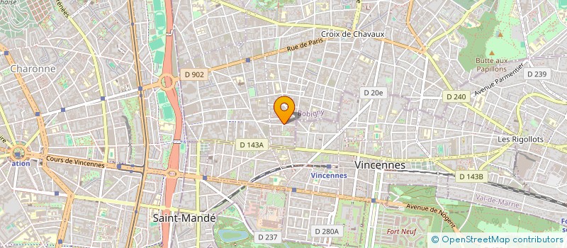 localisation de l'entreprise LIBRAIRIE-GALERIE LA CANOPEE à MONTREUIL