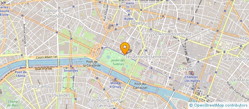 localisation de l'entreprise LIBRAIRIE GALIGNANI à PARIS