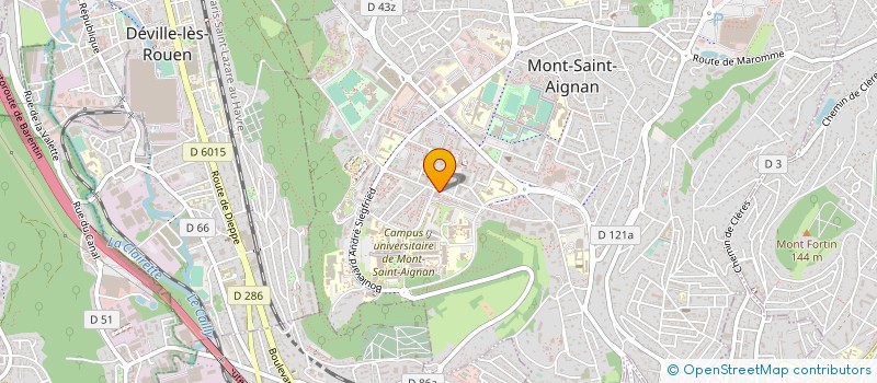 localisation de l'entreprise LIBRAIRIE GENERALE UNIVERSITAIRE COLBERT à MONT-SAINT-AIGNAN