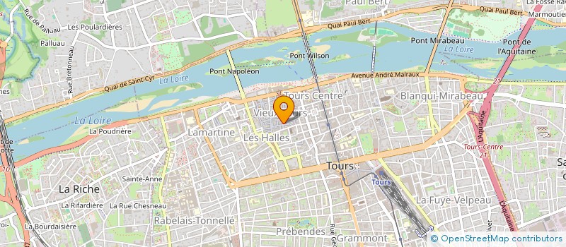 localisation de l'entreprise LIBRAIRIE GHIMEL  TOURS