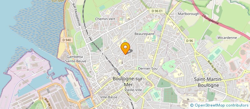 localisation de l'entreprise LIBRAIRIE GICQUEL à BOULOGNE-SUR-MER