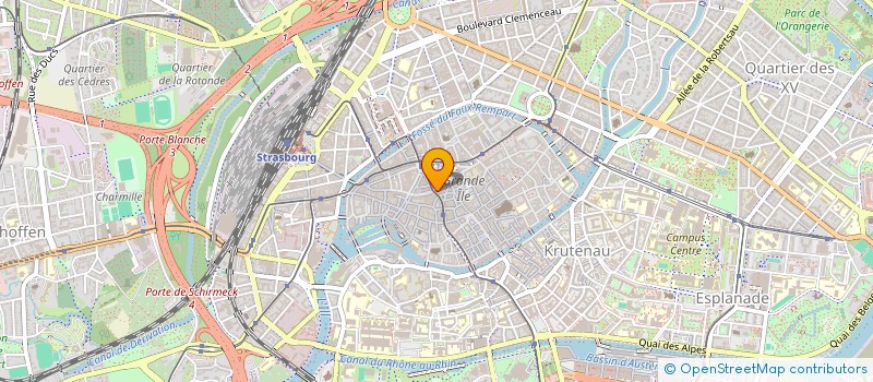 localisation de l'entreprise LIBRAIRIE INTERNATIONALE KLEBER à STRASBOURG