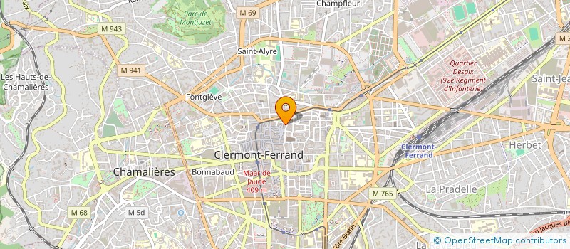 localisation de l'entreprise LIBRAIRIE JEUNESSE PAPAGENO  CLERMONT-FERRAND