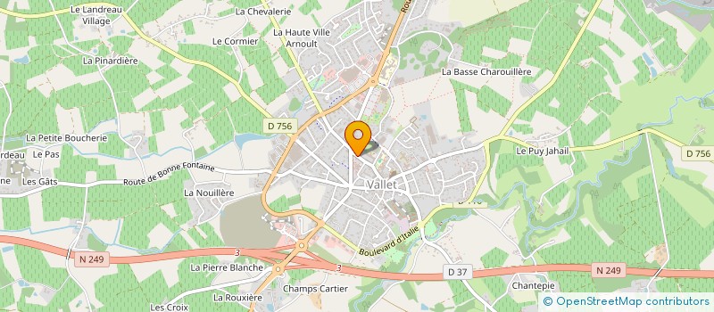 localisation de l'entreprise LIBRAIRIE L ODYSSEE à VALLET