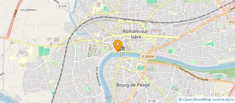 localisation de l'entreprise LIBRAIRIE LA MANUFACTURE  ROMANS-SUR-ISERE