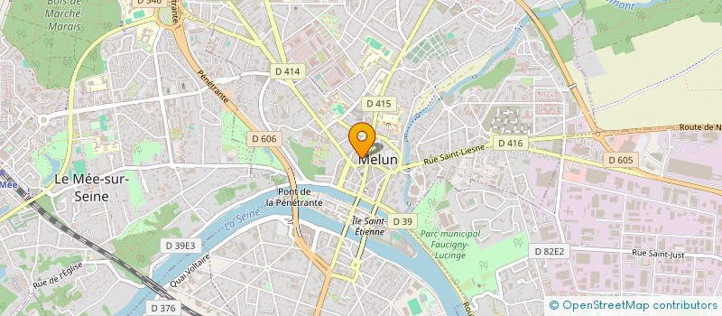 localisation de l'entreprise LIBRAIRIE LA PORTE OUVERTE à MELUN