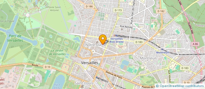 localisation de l'entreprise LIBRAIRIE LA SUITE à VERSAILLES