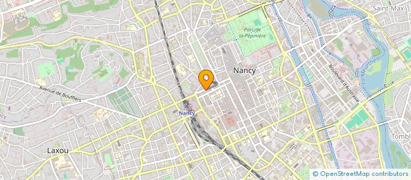 localisation de l'entreprise LIBRAIRIE LA TETE DANS LES NUAGES  NANCY