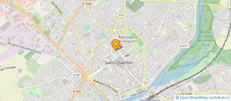 localisation de l'entreprise LIBRAIRIE LE BUISSON ARDENT à SAINT-QUENTIN