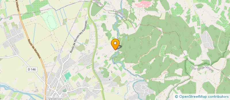 localisation de l'entreprise LIBRAIRIE LE GUEPARD  L'ISLE-SUR-LA-SORGUE