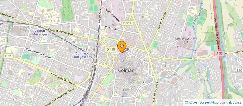 localisation de l'entreprise LIBRAIRIE LE LIBROSCOPE  COLMAR