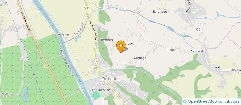 localisation de l'entreprise LIBRAIRIE LE MOINDRE MOT  CORBARIEU