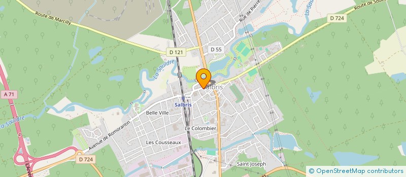 localisation de l'entreprise LIBRAIRIE LE TEMPS RETROUVE  SALBRIS