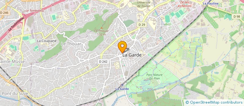 localisation de l'entreprise LIBRAIRIE LES GARD'IENNES DE LIVRES  LA GARDE