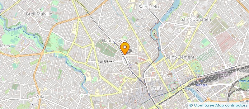localisation de l'entreprise LIBRAIRIE LES NUITS BLANCHES à NANTES
