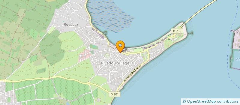 localisation de l'entreprise LIBRAIRIE LES PLAGES  RIVEDOUX-PLAGE