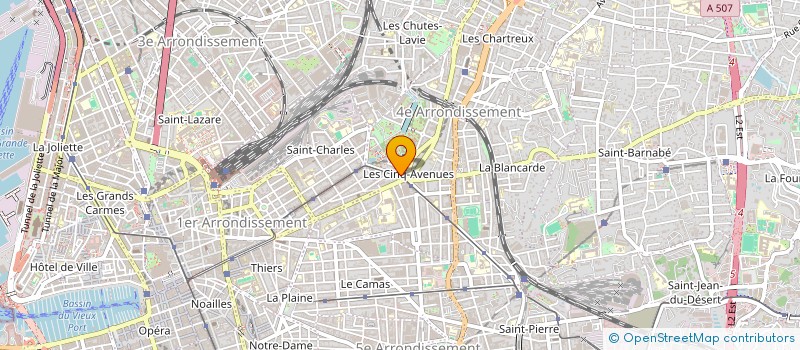 localisation de l'entreprise LIBRAIRIE LES SAUVAGES à MARSEILLE