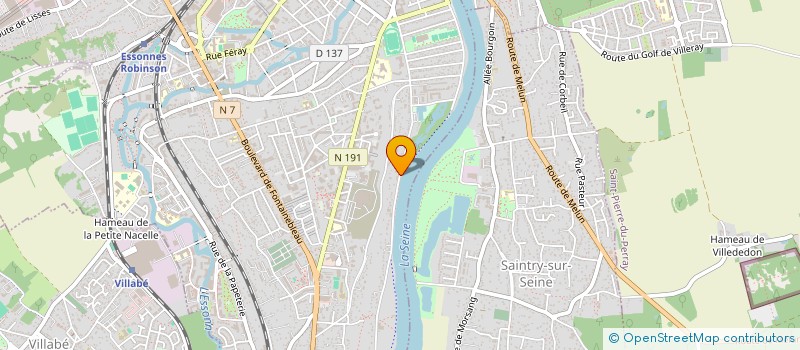 localisation de l'entreprise LIBRAIRIE LES YEUX OUVERTS  CORBEIL-ESSONNES