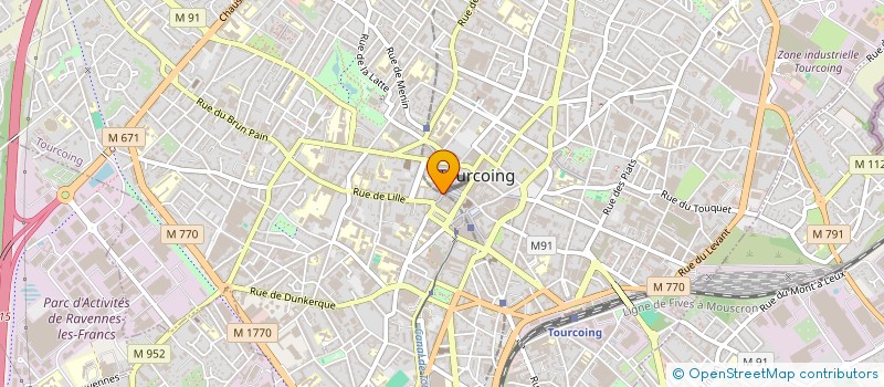 localisation de l'entreprise LIBRAIRIE LIVRES EN NORD à TOURCOING