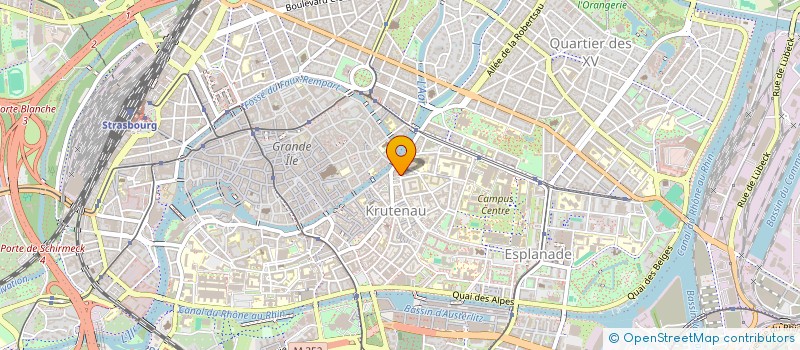 localisation de l'entreprise LIBRAIRIE OBSCURAE  STRASBOURG