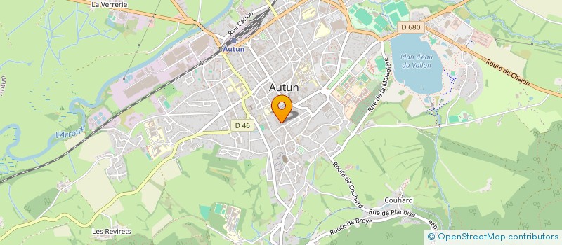 localisation de l'entreprise LIBRAIRIE PAPETERIE AUTUNOISE à AUTUN