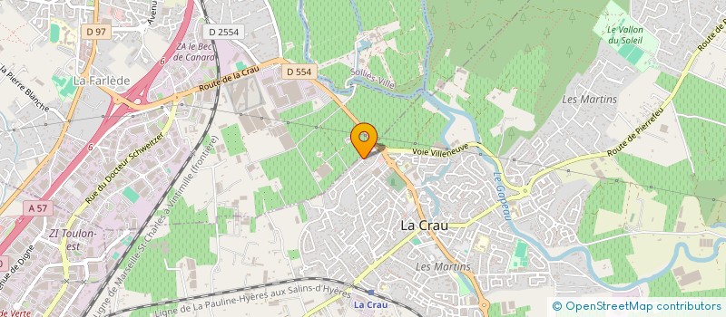 localisation de l'entreprise LIBRAIRIE PAPETERIE BUFFON à LA CRAU