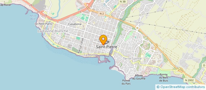 localisation de l'entreprise LIBRAIRIE PAPETERIE CAZAL à SAINT-PIERRE