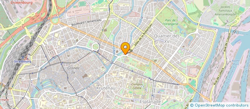 localisation de l'entreprise LIBRAIRIE PAPETERIE DE L'UNIVERSITE  STRASBOURG