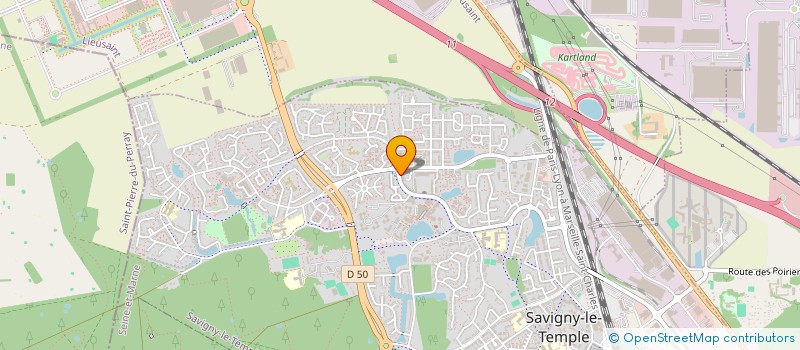 localisation de l'entreprise LIBRAIRIE PAPETERIE DU PLESSIS LE ROI  SAVIGNY-LE-TEMPLE