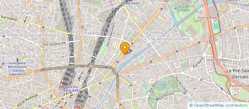 localisation de l'entreprise LIBRAIRIE PAPETERIE IMPRIMERIE DU CANAL  PARIS