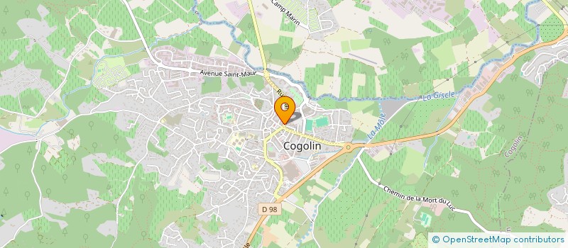 localisation de l'entreprise LIBRAIRIE PAPETERIE LA COGOLINOISE à COGOLIN